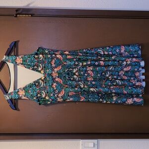 Blackmilk Strawberry Thief marilyn dress